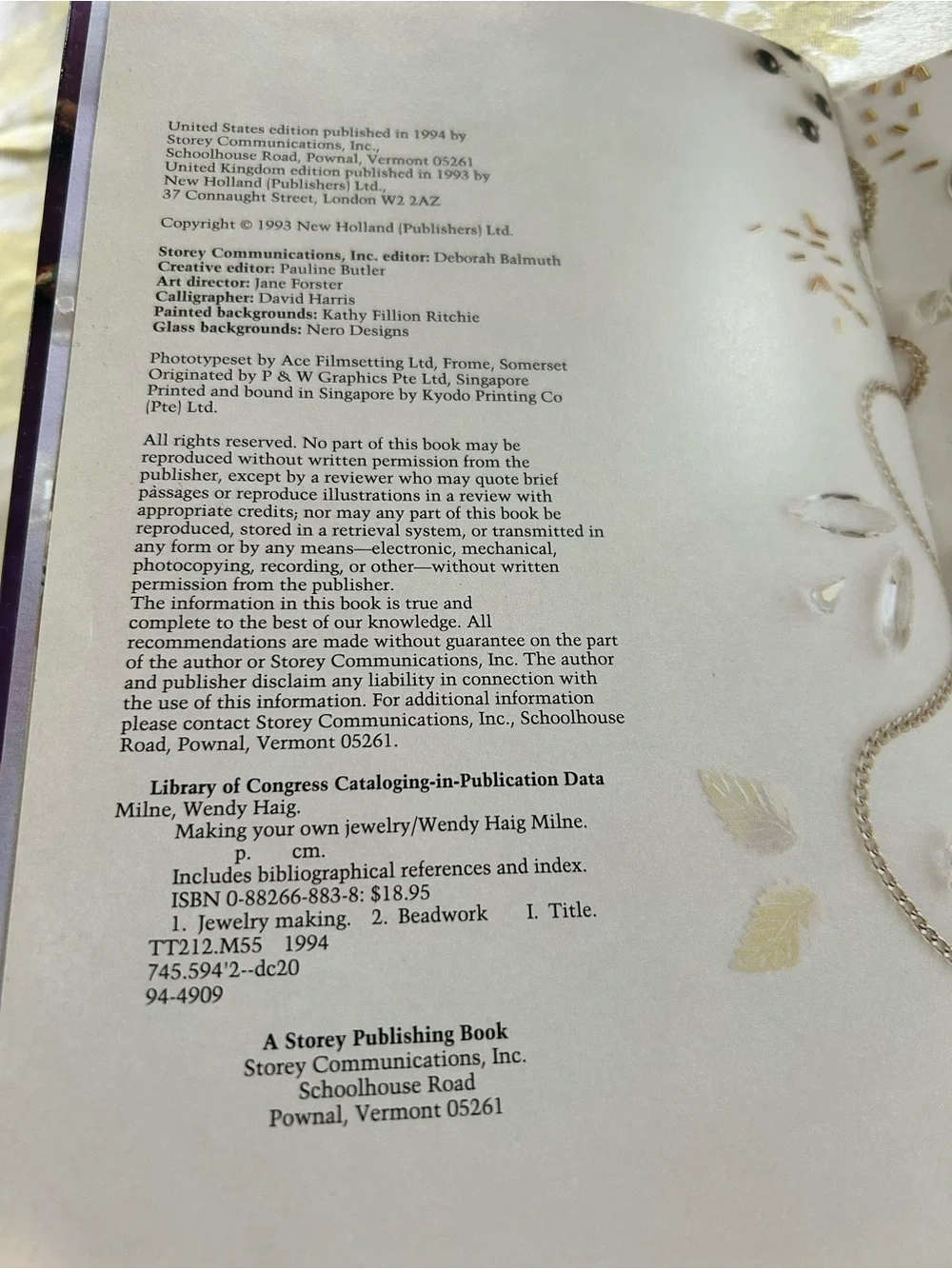 Making Your Own Jewelry Book